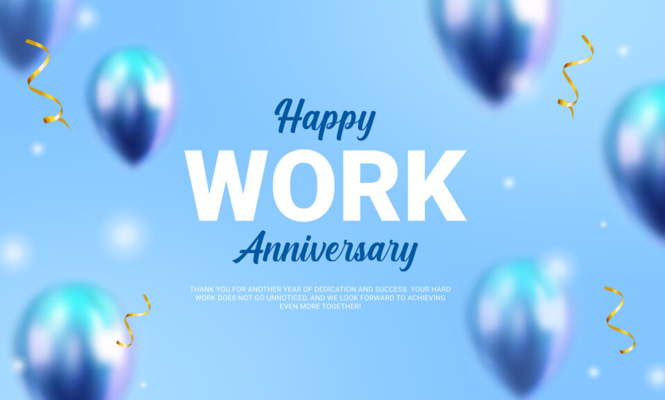 iStock 2219912849 960x577 - Happy work anniversary blue clipart background. Company anniversary greeting card clip art in blue background for years of success