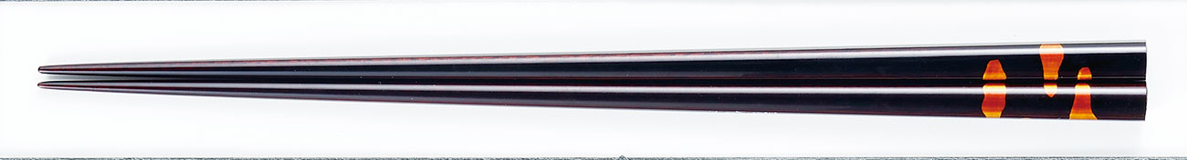 ohashi3079 4A - 【手描き蒔絵・消し蒔絵】白檀　雲［1膳］（食洗機対応）
