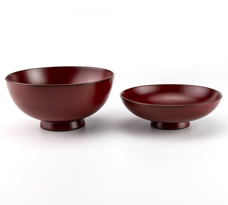 owan3011 5  03 960x861 - owan3011-5__03　越前塗 粂治郎 根来雑煮椀［1客］【お正月・祝い膳】側面